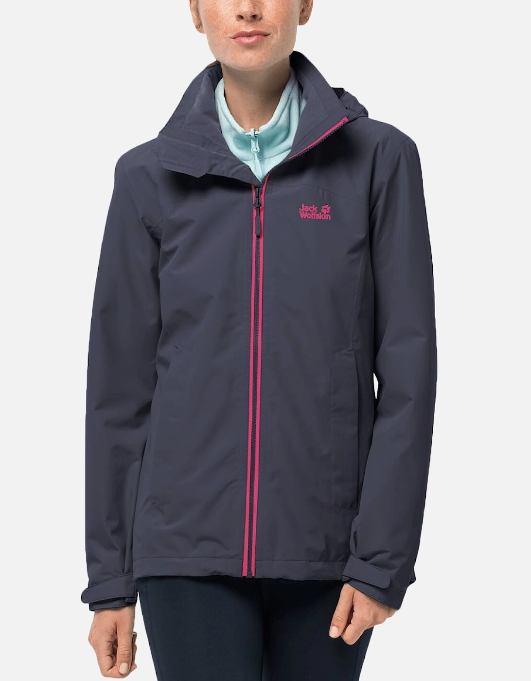 Womens Evandale Hardshell Waterproof Jacket, 2 of 1
