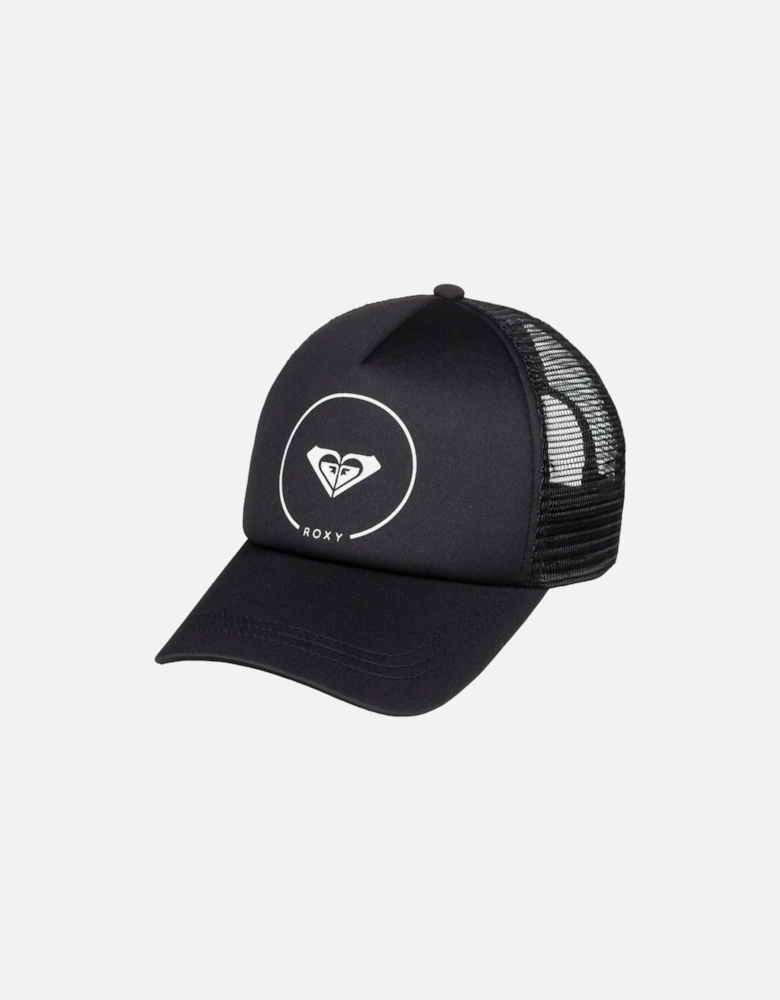 Womens Truckin Mesh Trucker Baseball Cap - Black