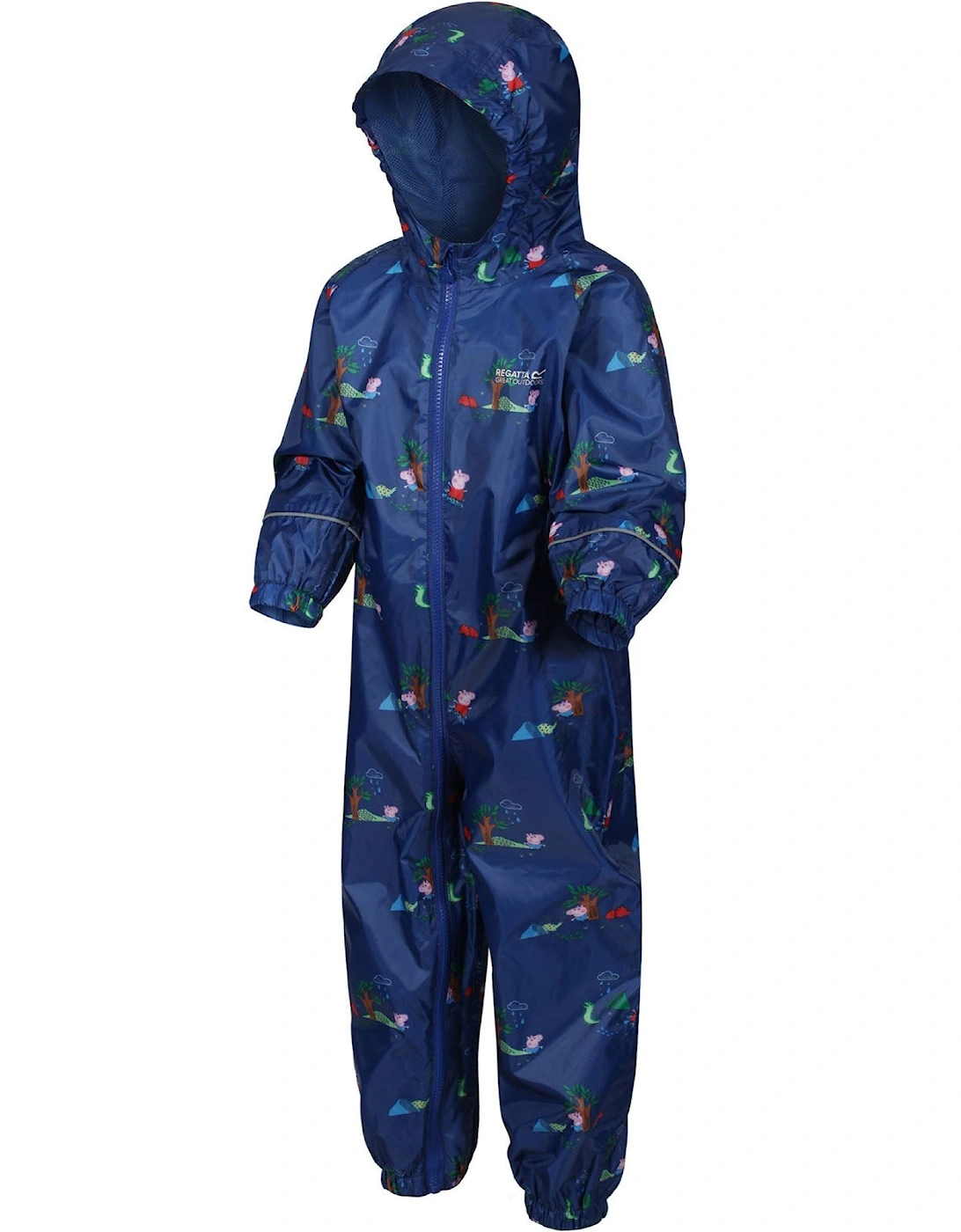 Kids Peppa Pig Pobble Print Waterproof Puddle Suit