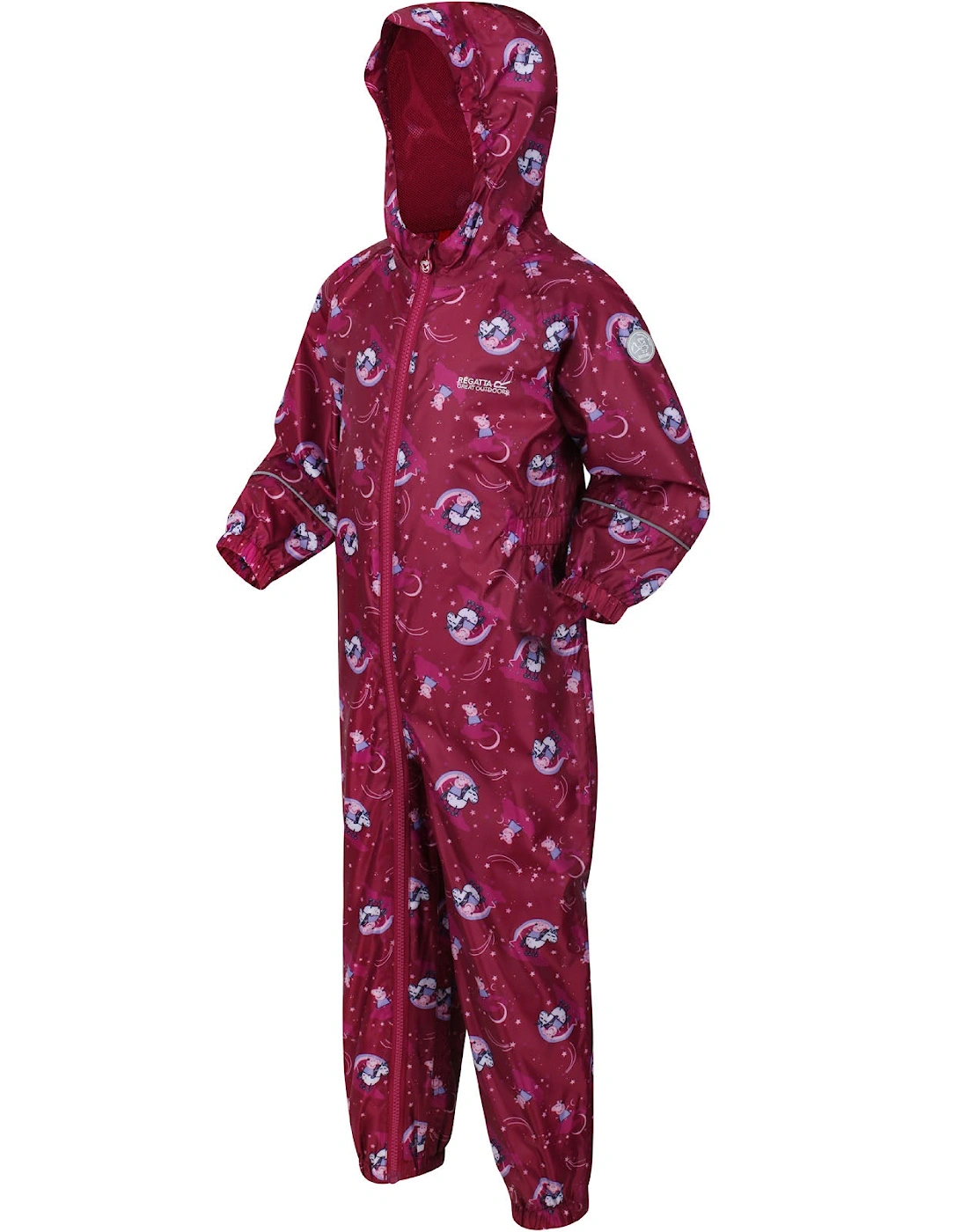 Kids Peppa Pig Pobble Print Waterproof Puddle Suit