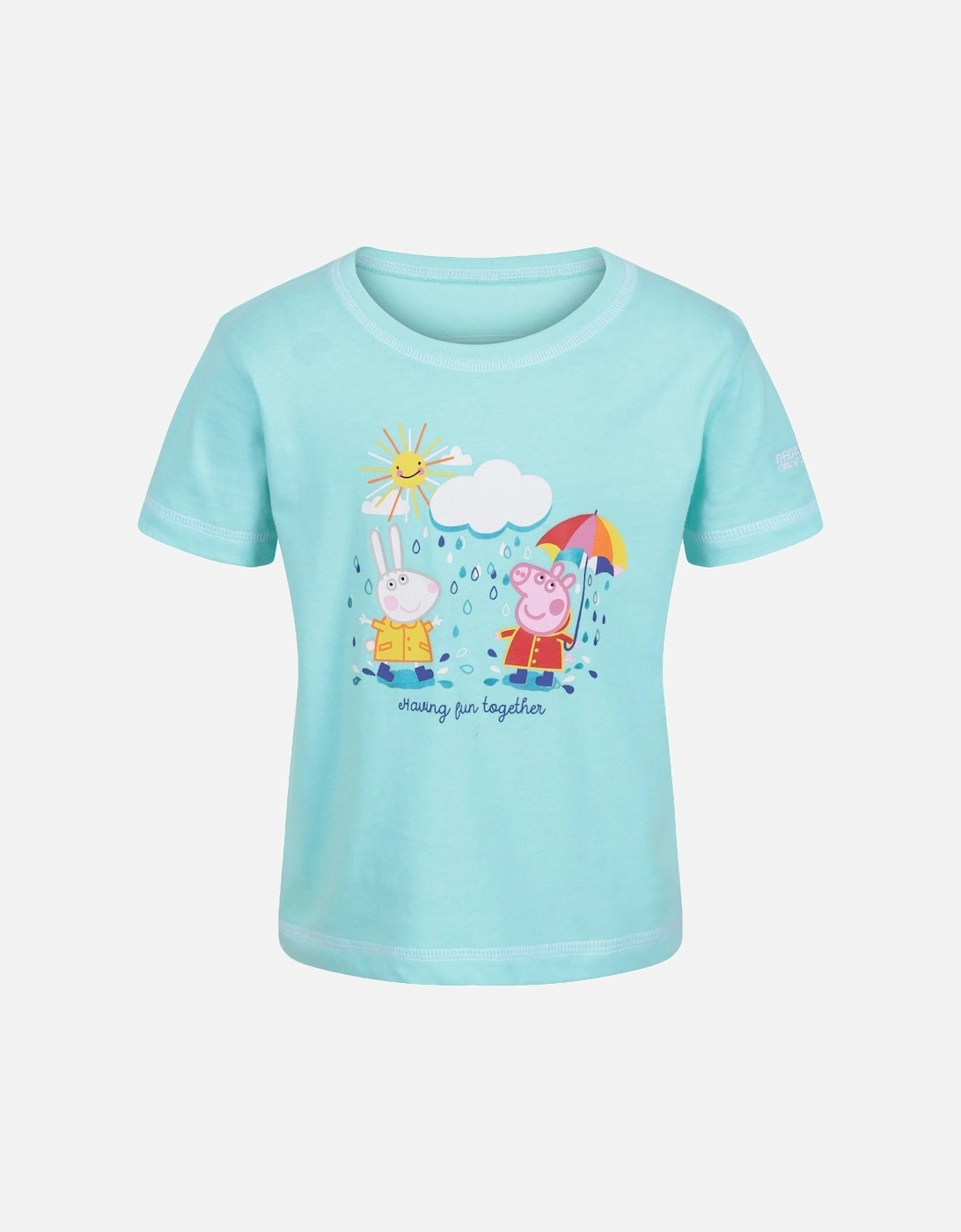 Kids Peppa Pig Printed Crew Neck T-Shirt, 6 of 5