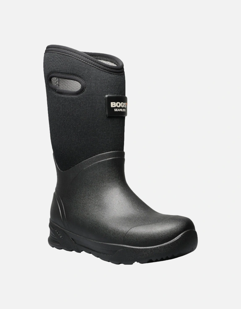 Mens Bozeman Tall Wellington Boots Wellies - Black