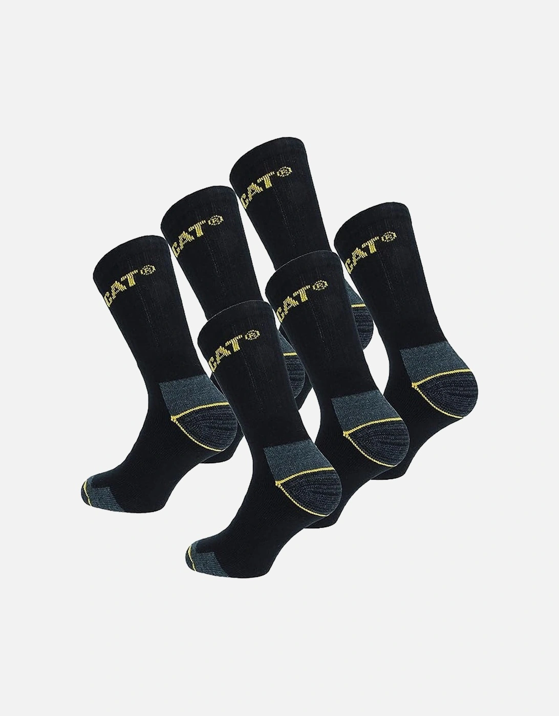 CAT Mens Heavy Duty Socks - Black, 9 of 8