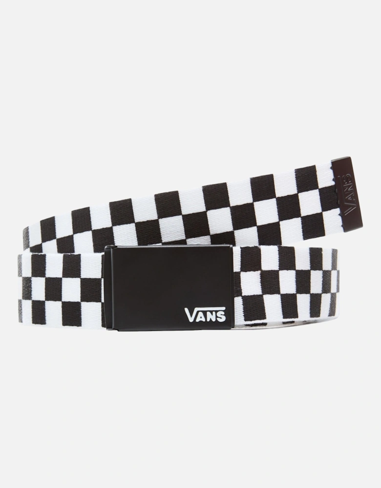 Mens Deppster II Web Belt - Black/White Checkerboard