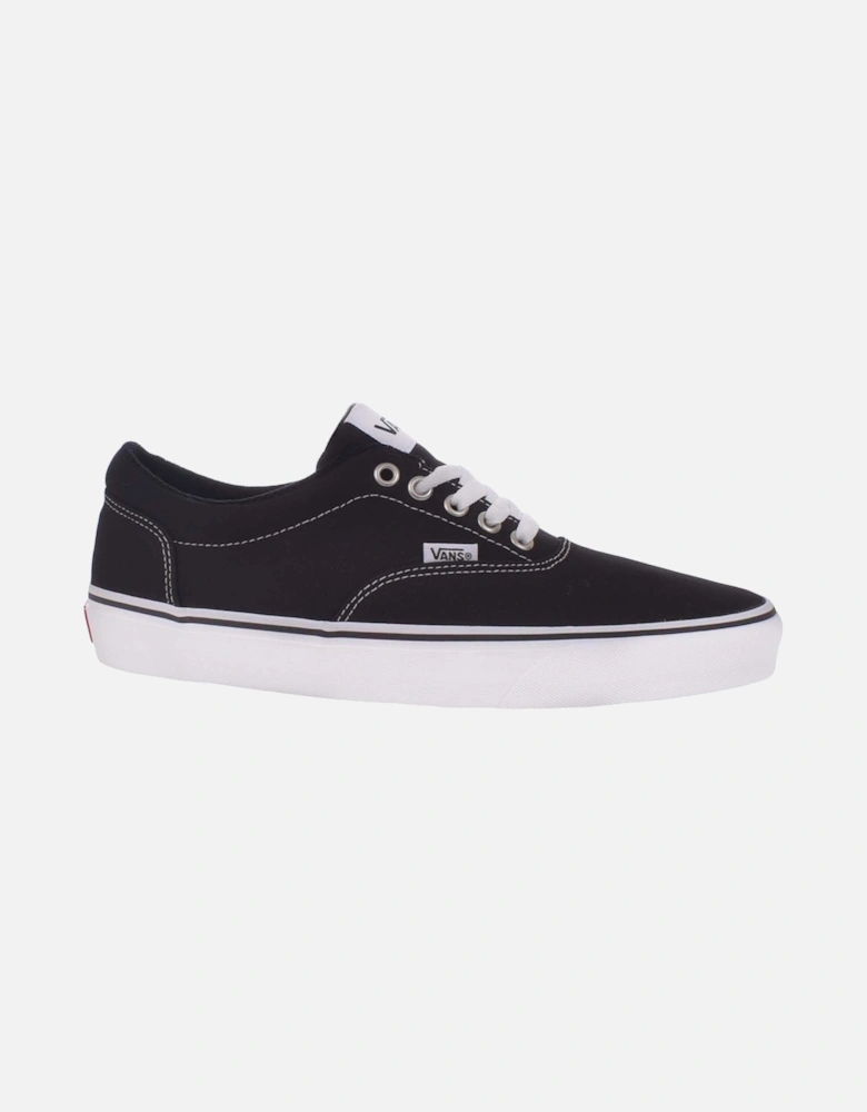 Mens Doheny Canvas Trainers - Black/White