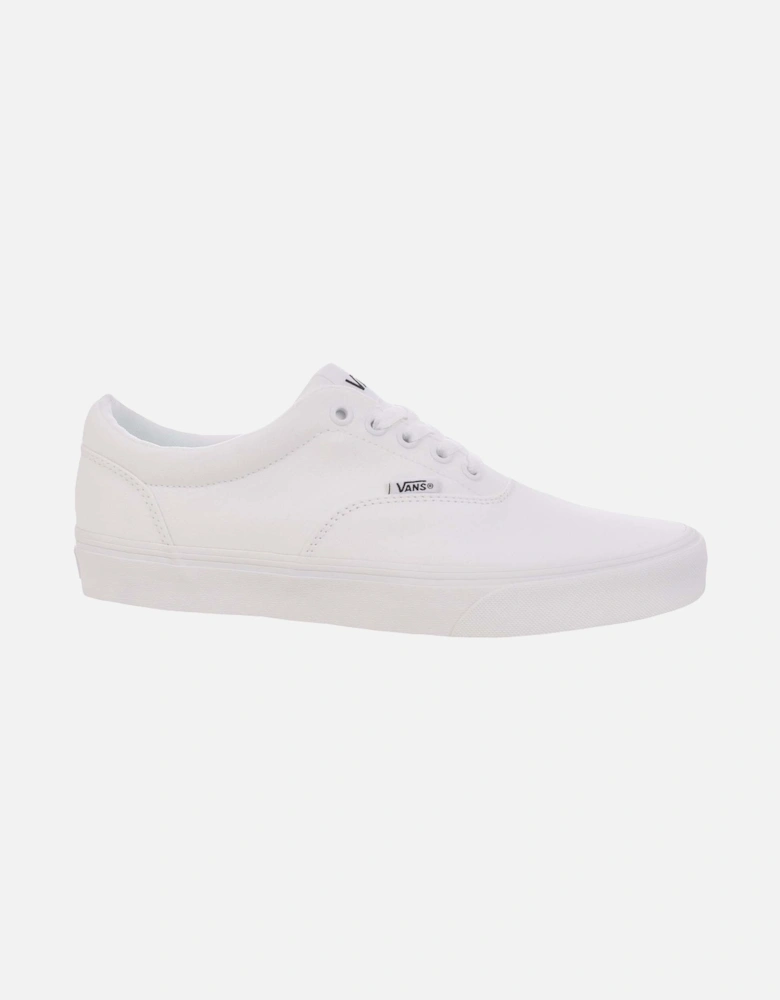 Mens Doheny Canvas Trainers - Triple White