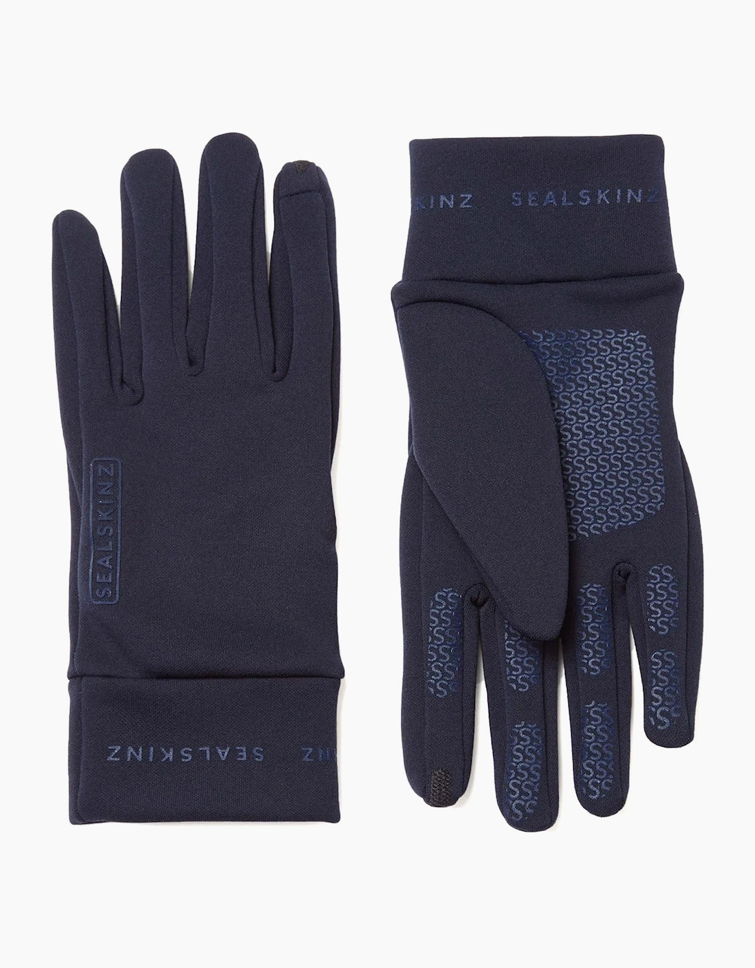 SealSkinz Women's Sealskinz Unisex Acle Water Repellent Nano Fleece Gloves - Navy