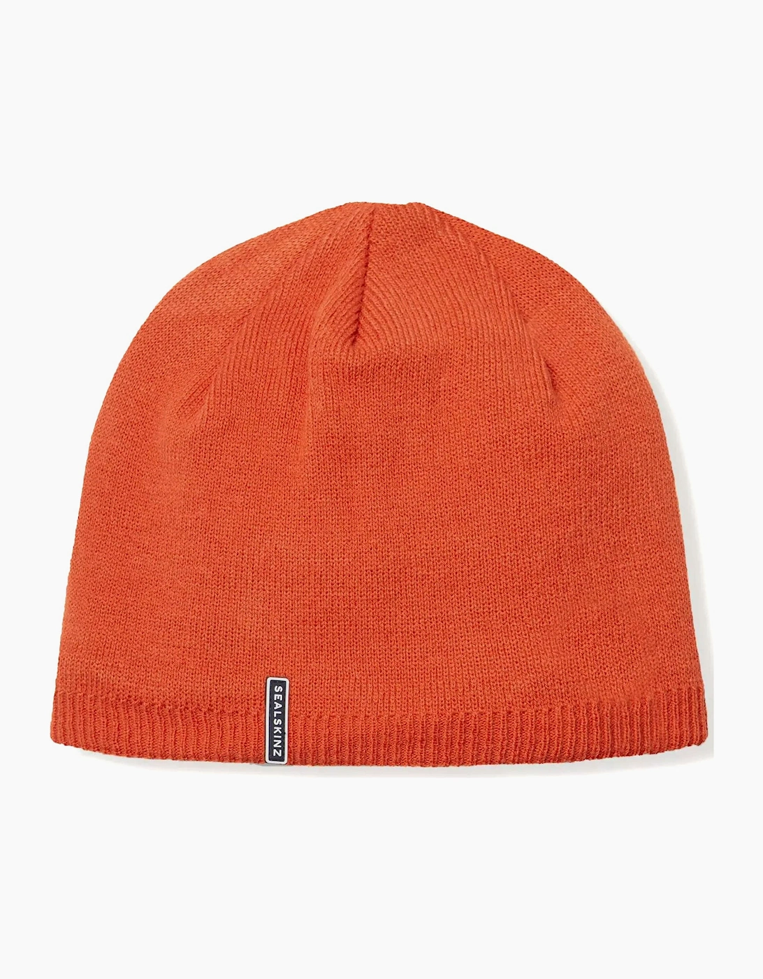 Sealskinz Men's Orange Unisex Cley Waterproof Fine Knit Beanie  2XL