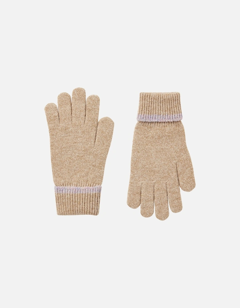 Womens Eloise Knitted Cuffed Gloves