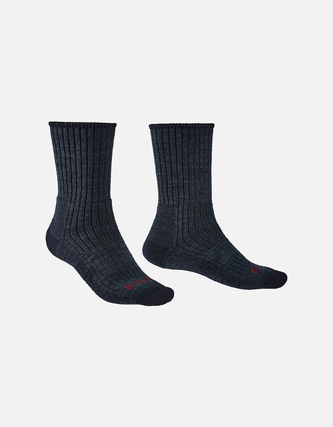 Mens Hike Midweight Merino Comfort Walking Socks, 2 of 1