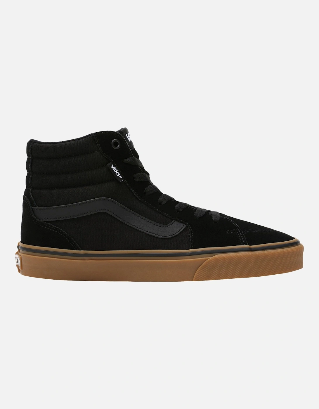 Mens Filmore HI Canvas Laced Trainers - Black/Tan, 2 of 1