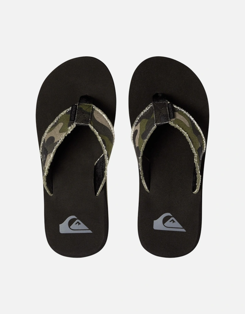 Kids Monkey Abyss Flip Flops - Green