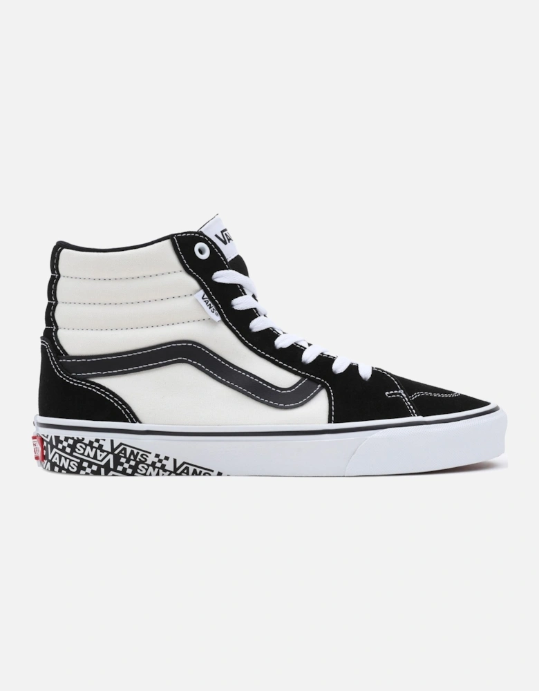 Mens Filmore Hi High Top Retro Canvas Trainers