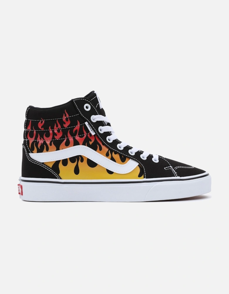 Mens Filmore Hi High Top Retro Canvas Trainers