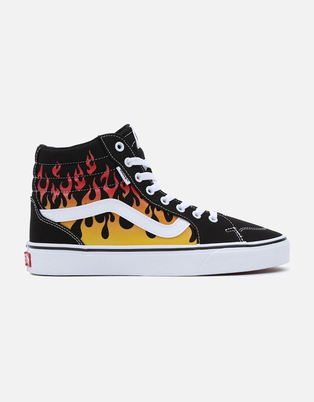 Mens Filmore Hi High Top Retro Canvas Trainers, 12 of 11
