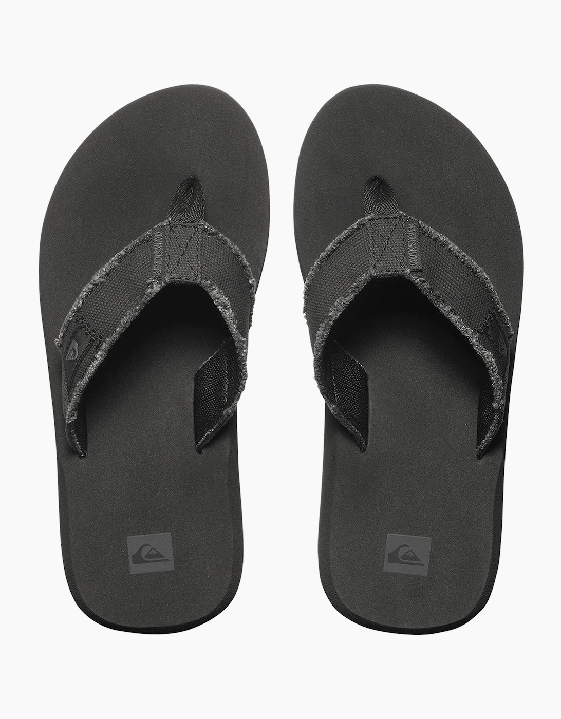 Boy's Quiksilver Kids Monkey Abyss Flip Flops - Black - Size, 13K