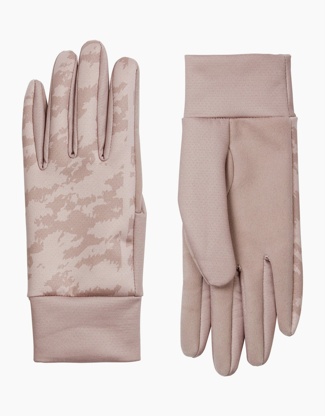 Sealskinz Women's Pink Ryston Water Repellent Print Nano Fleece Gloves  M