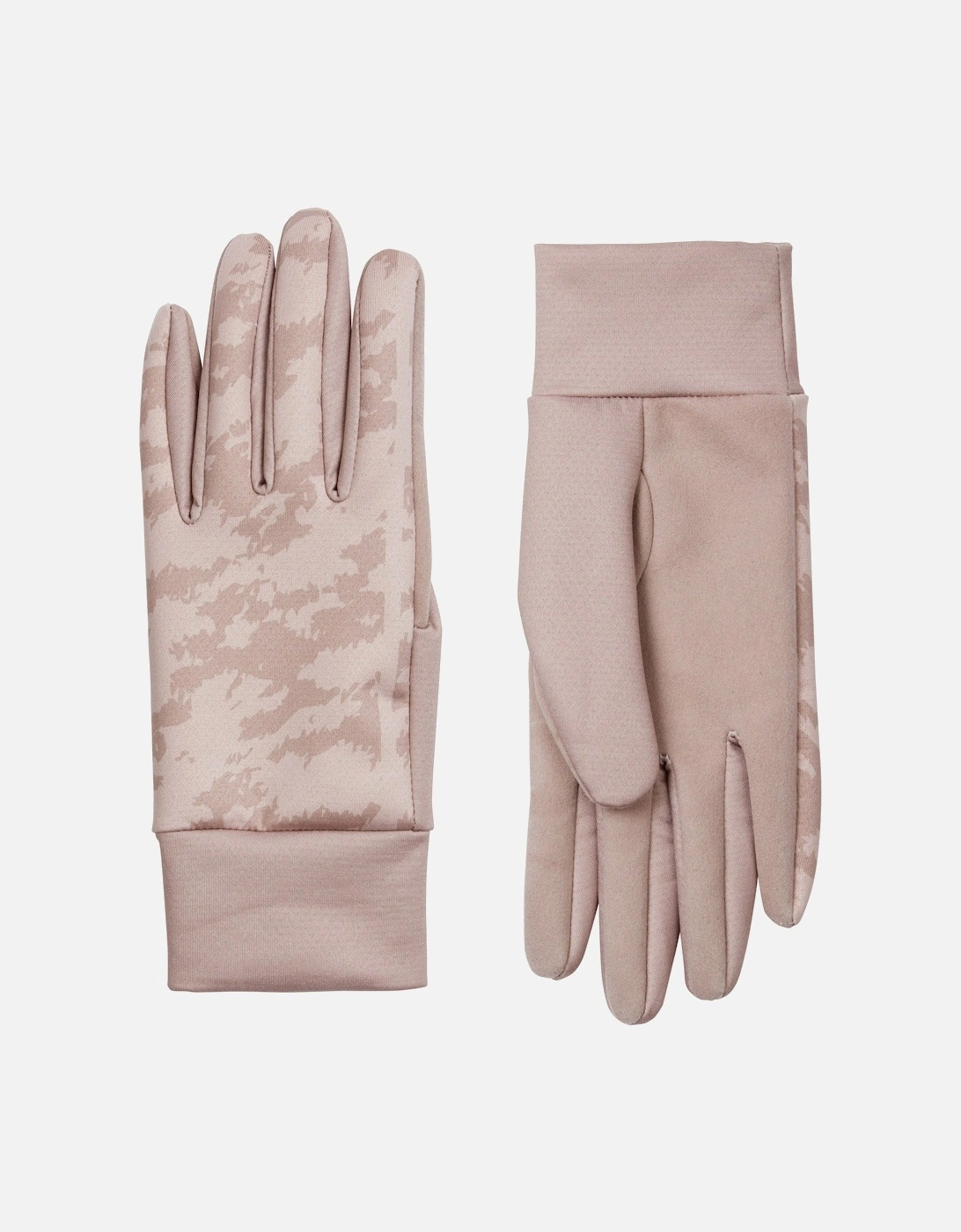 Womens Ryston Water Repellent Print Nano Fleece Gloves - Pink, 4 of 3