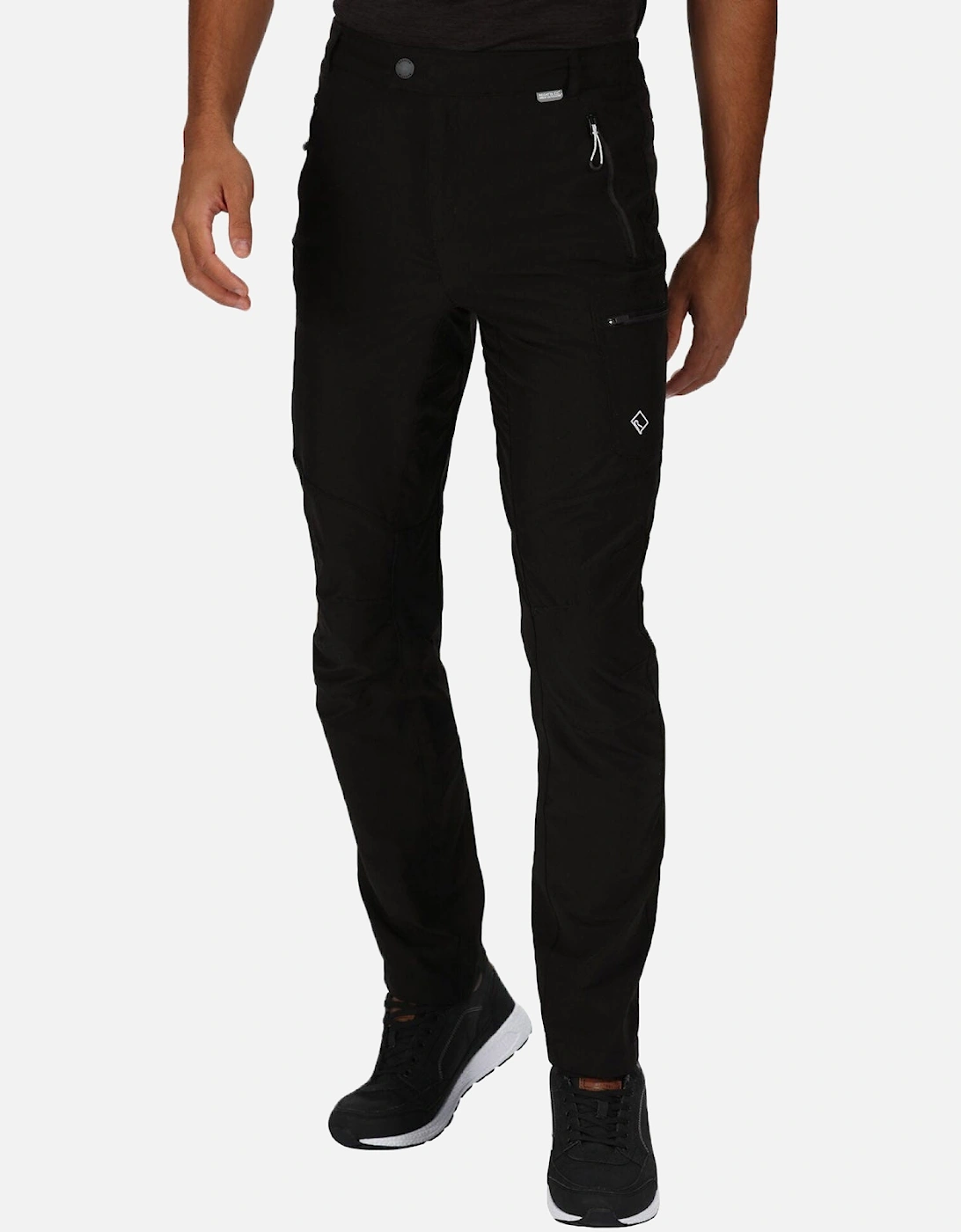 Mens Highton Multi Pocket Water Resistant Trousers - Black, 3 of 2