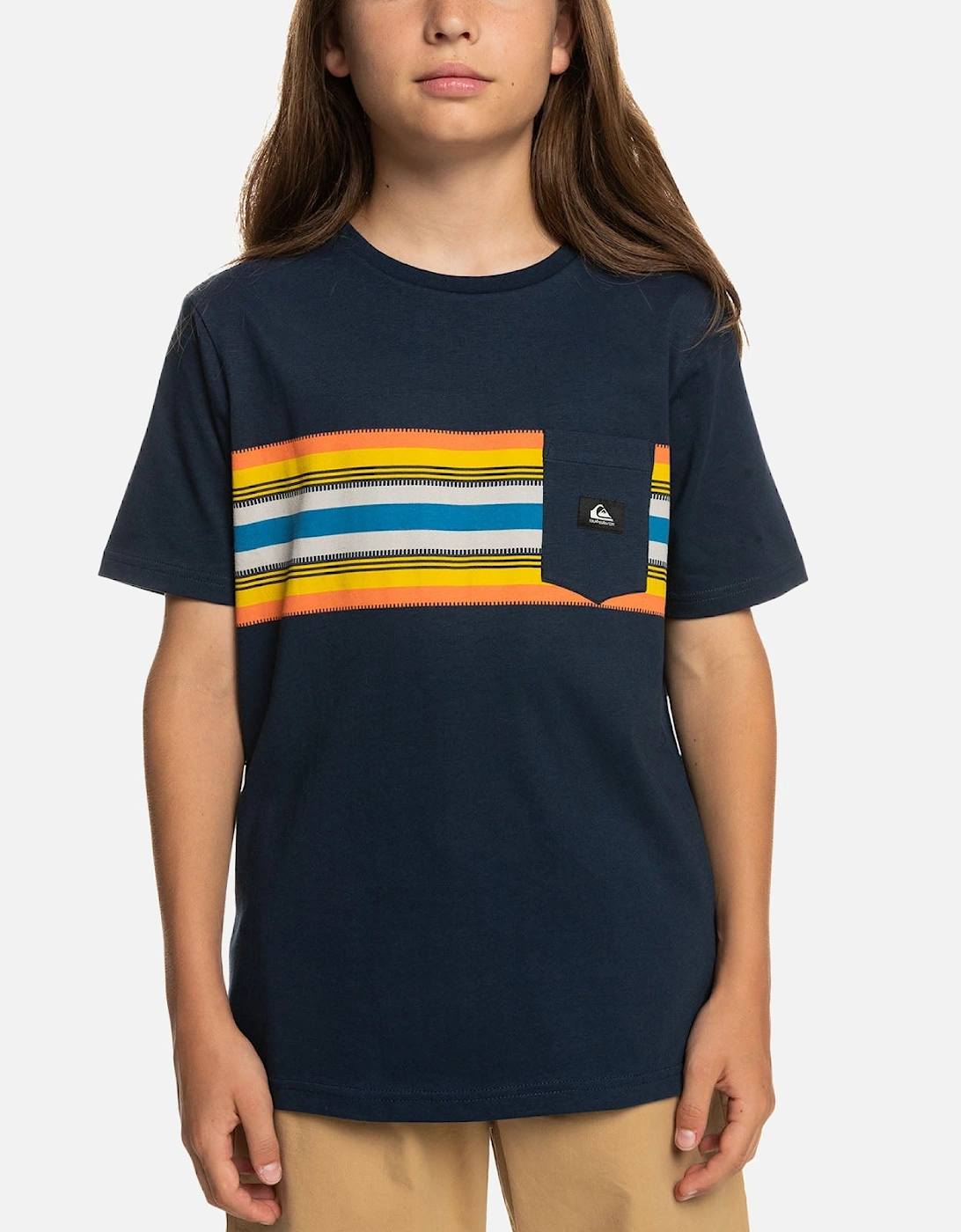Kids Surfadelica Stripe Crew Neck T-Shirt, 10 of 9