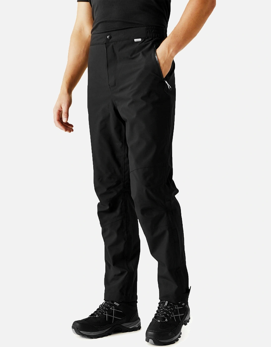 Mens Highton Waterproof Walking Overtrousers - Black, 5 of 4