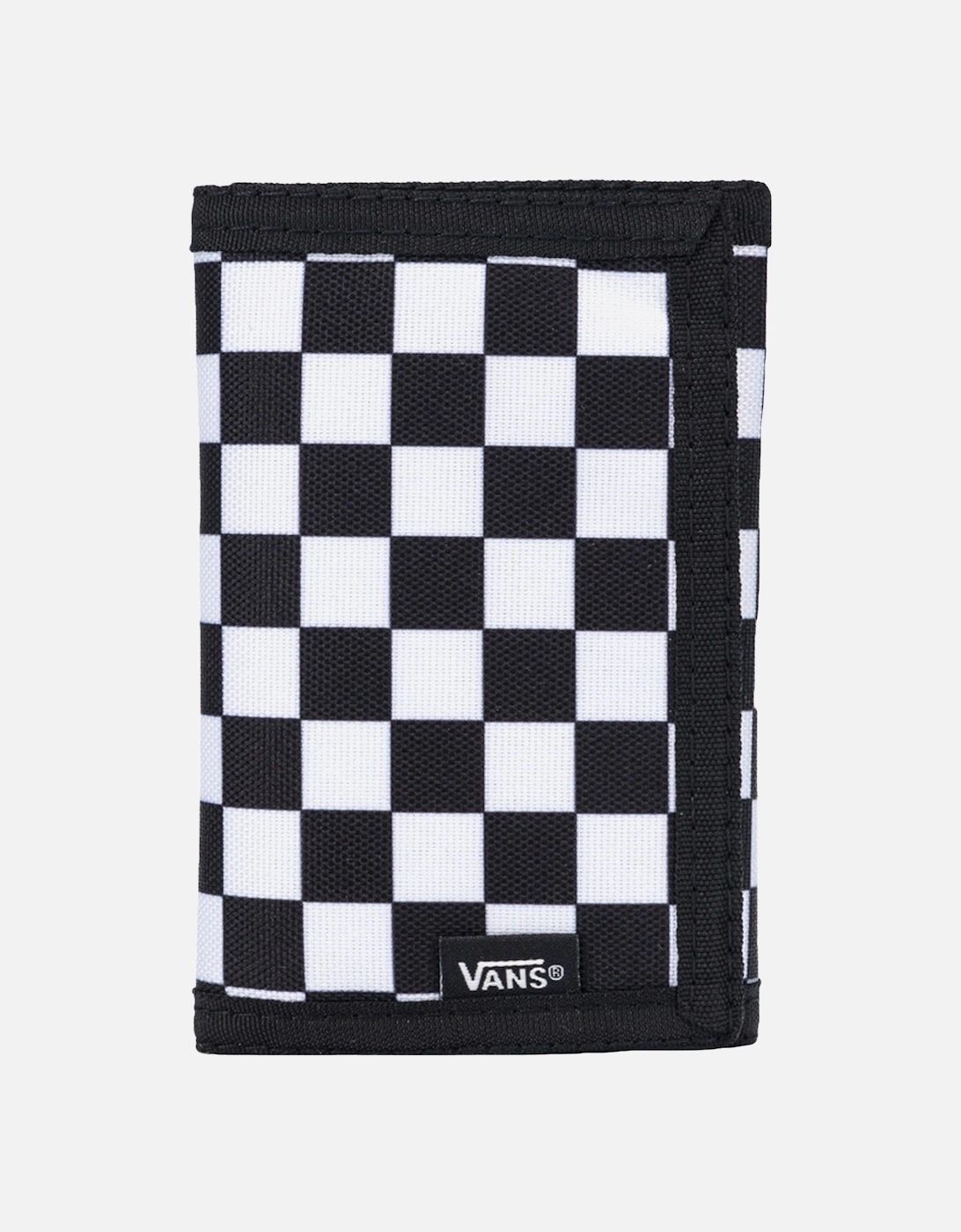 Mens Slipped Tri-Fold Wallet - Black/White Checkerboard, 3 of 2