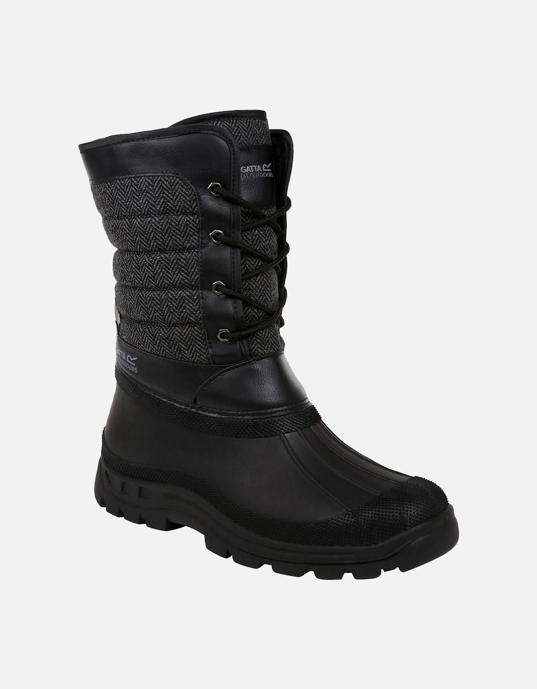 Mens Okemo Snow Boots - Black, 5 of 4