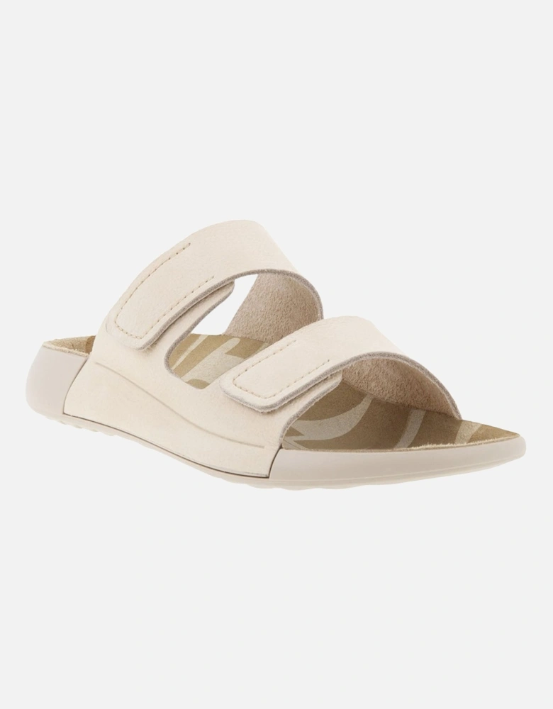 Womens Cozmo Flat Leather Sandals