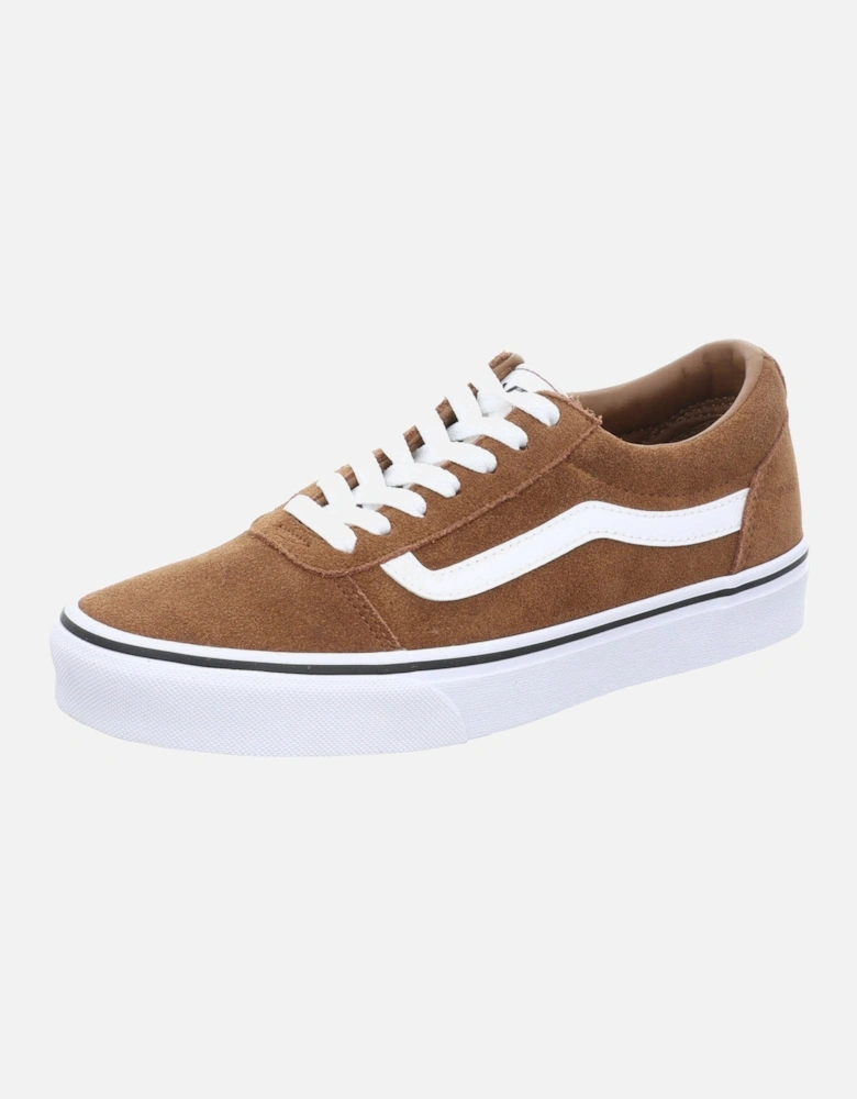 Mens Ward Low Rise Canvas Trainers - Suede Dachshund