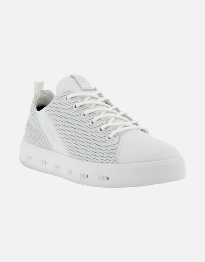 Womens Street 720 Leather Mesh GORE-TEX Trainers - White