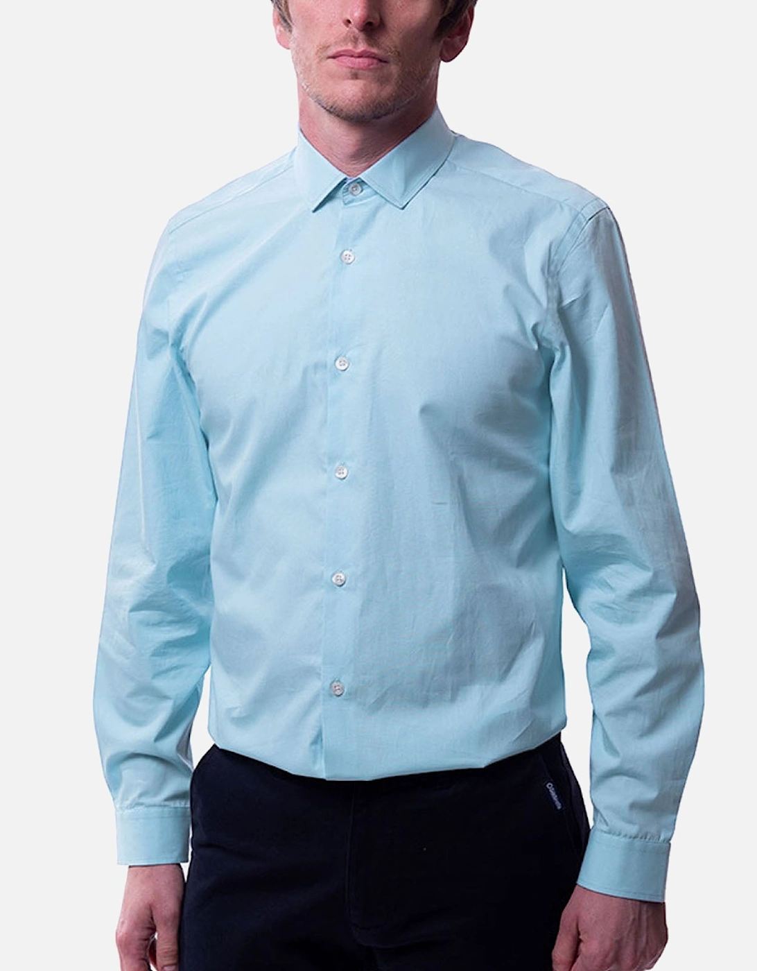 Mens Long Sleeve Formal Smart Shirt, 12 of 11