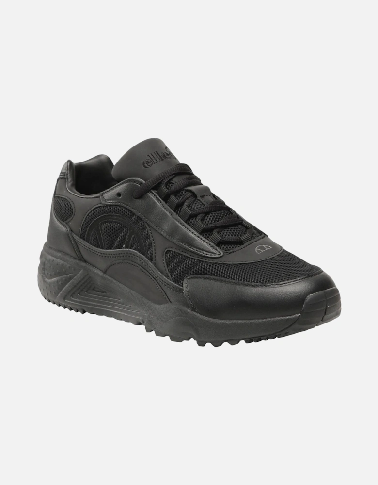 Mens Duraturo Casual Synthetic Leather Trainers - Black