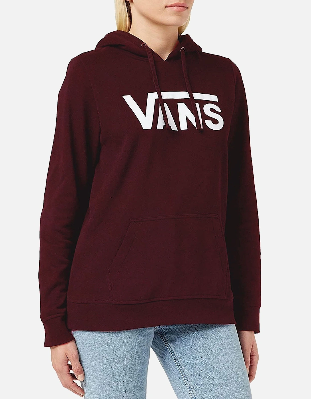 Womens Drop V Pullover Hoodie