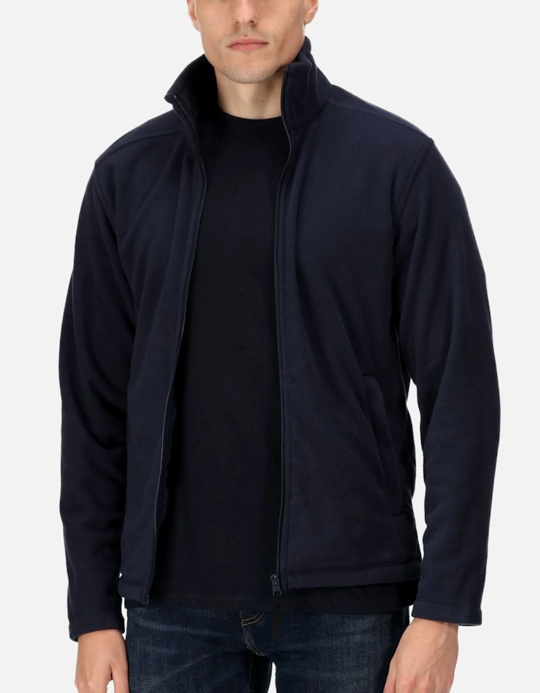 Professional Mens Micro Zip Full Zip Fleece Jacket