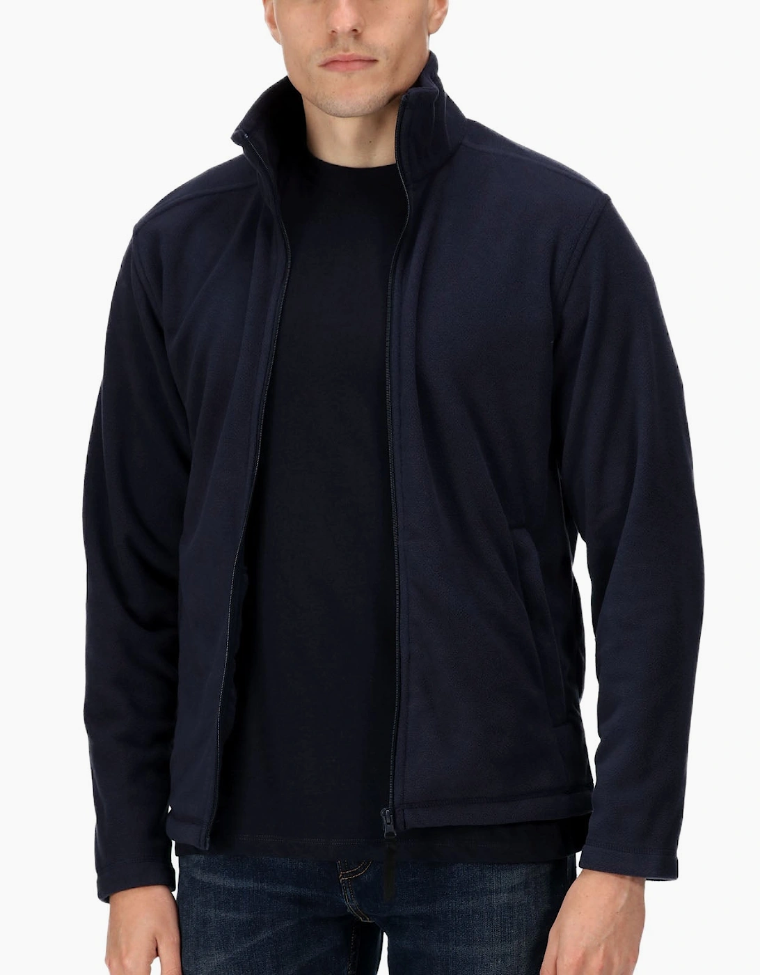Regatta Men's Navy Professional Micro Zip Full Zip Fleece Jacket - : M
