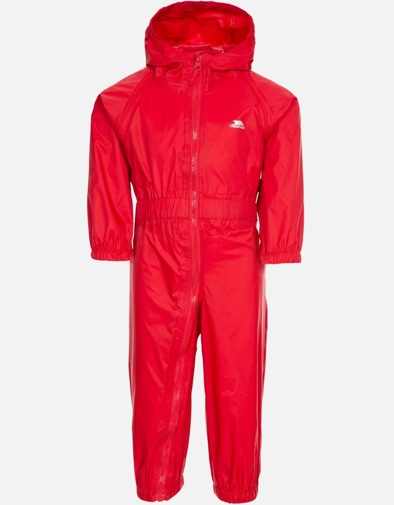 Kids Button Waterproof Rain Suit