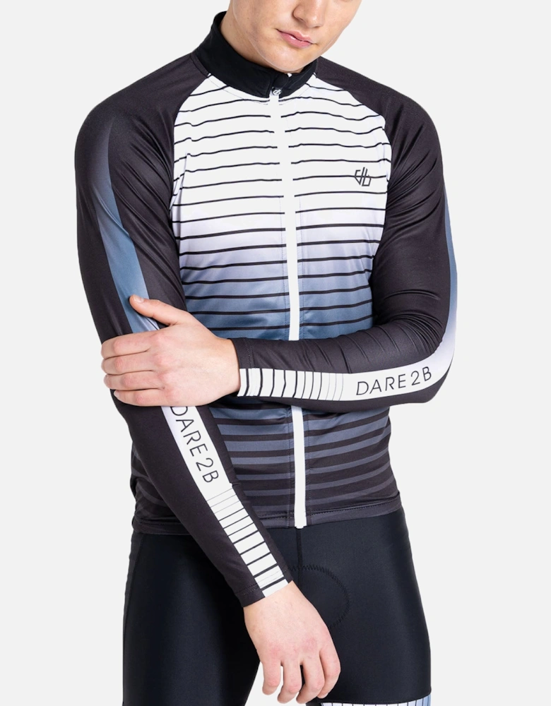 Mens AEP Virtuous Long Sleeve Reflective Cycling Jersey