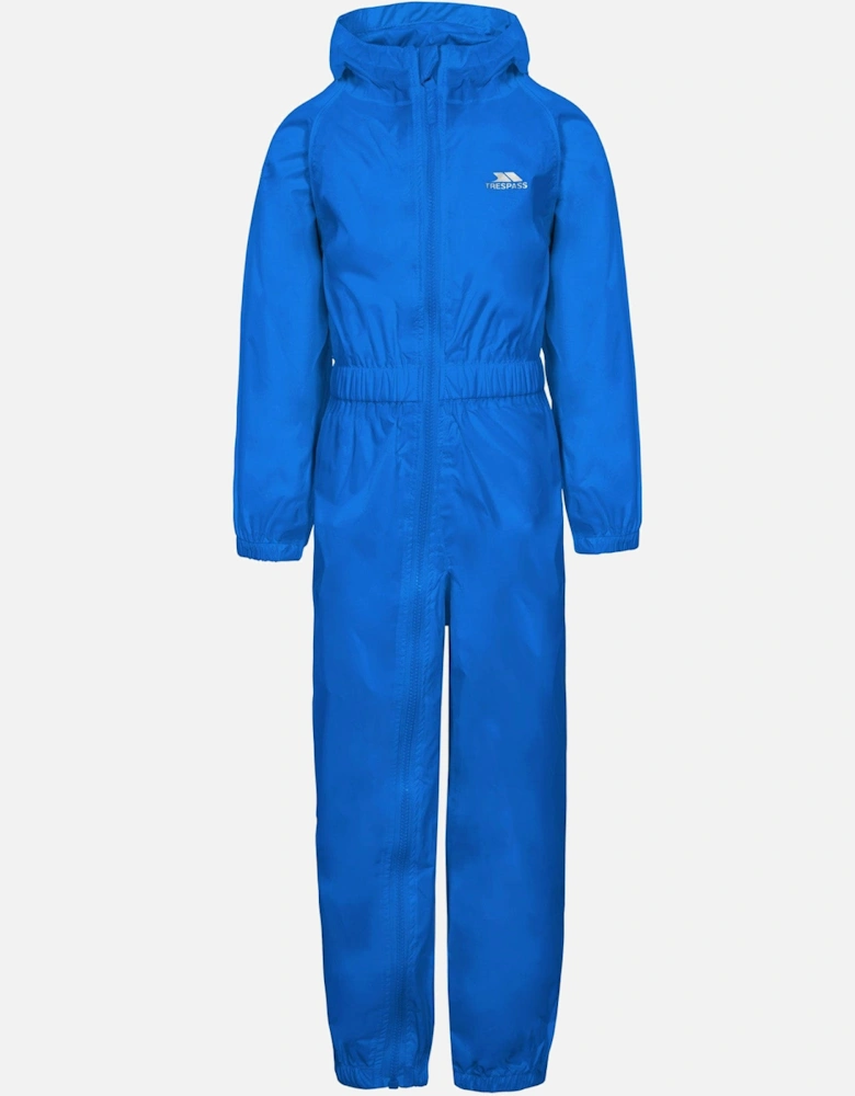 Kids Button Waterproof Rain Suit