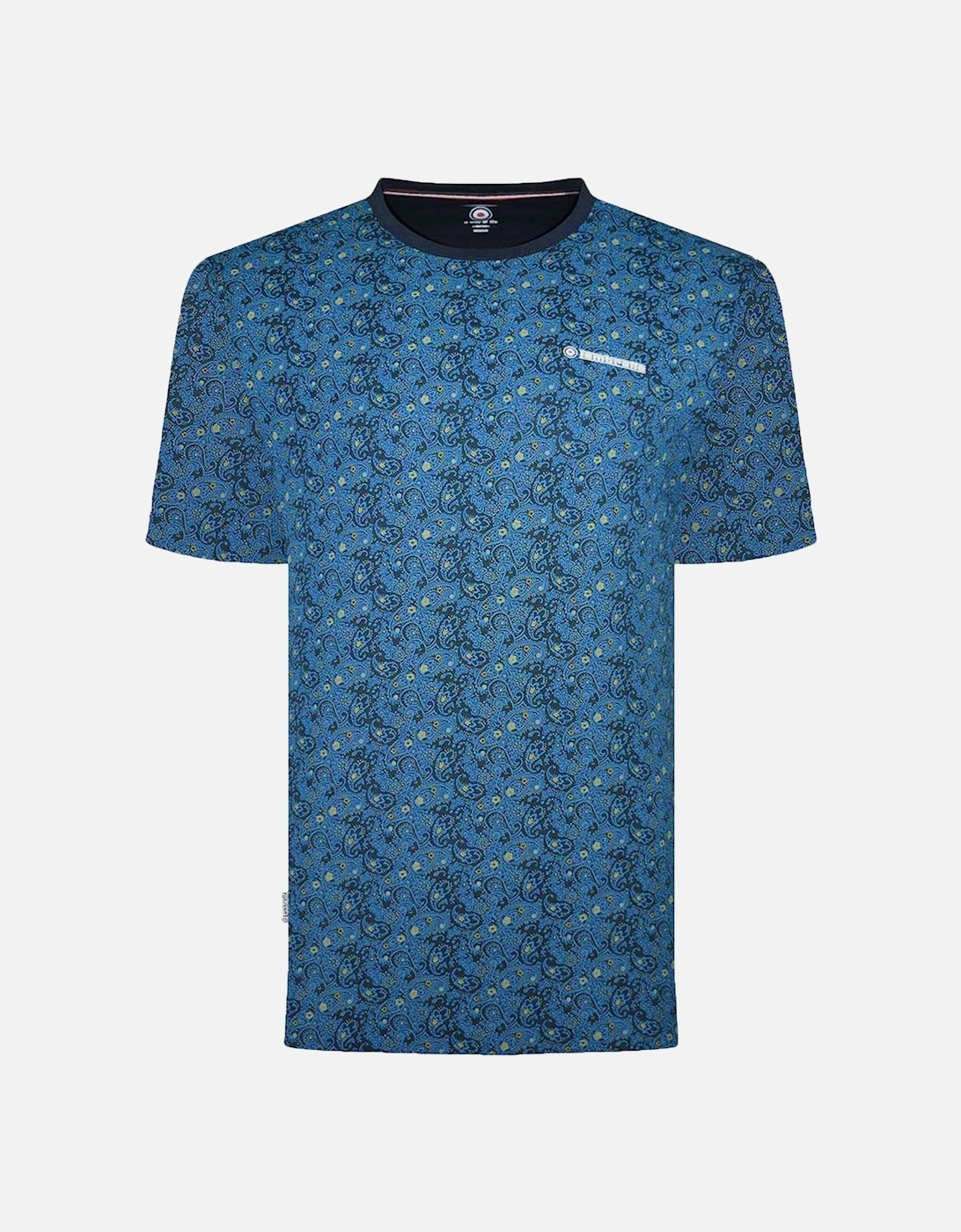 Mens Paisley AOP T-Shirt, 2 of 1