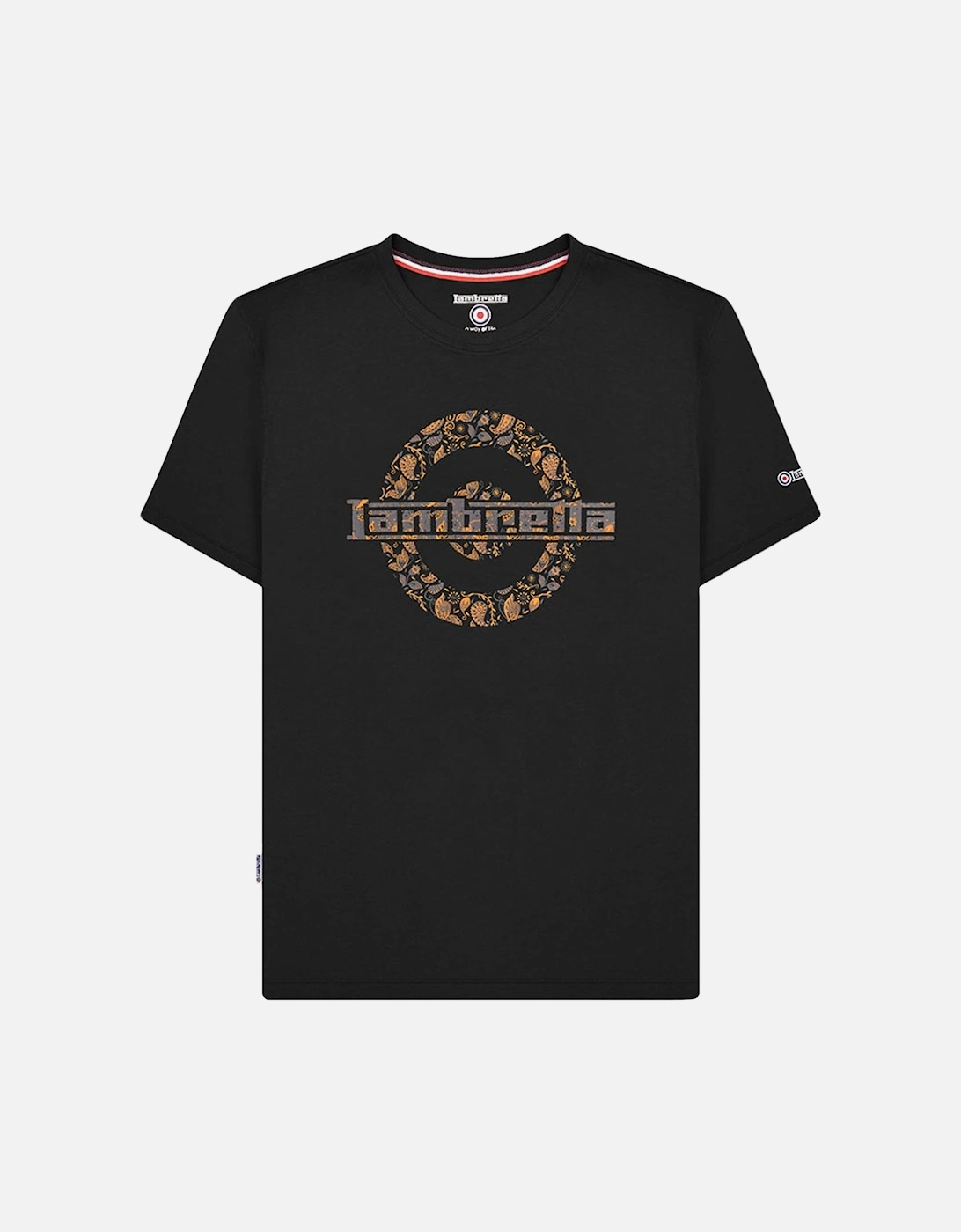 Mens Paisley Logo Crew Neck T-Shirt