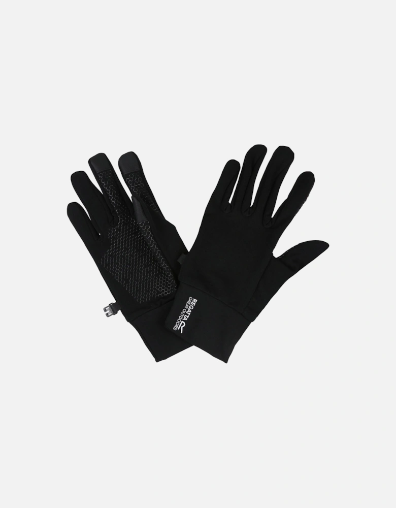 Unisex Touchtip Stretch II Water Repellent Breathable Gloves - Black