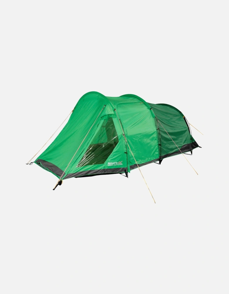 Vester 4 Man Tunnel Waterproof Camping Tent - Extreme Green