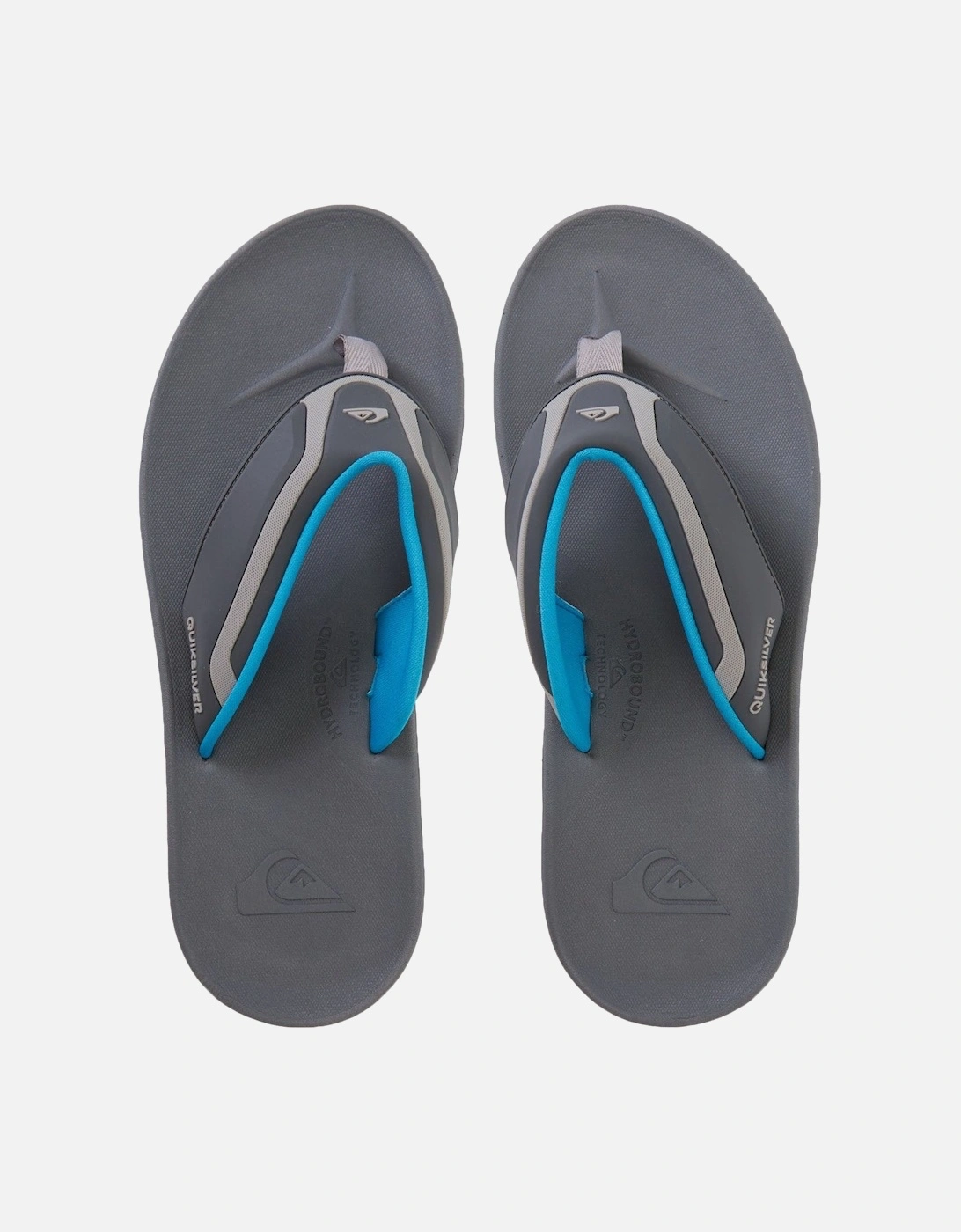 Mens Mathodic Recovery Flip Flops - Grey, 4 of 3