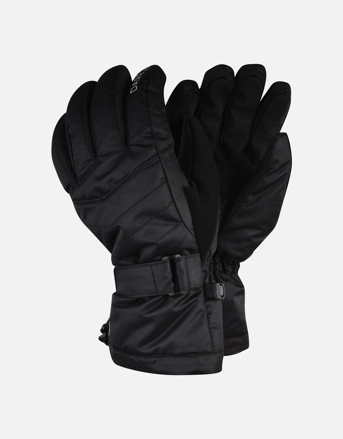 Womens Acute Adjustable Waterproof Ski Gloves - Black, 6 of 5