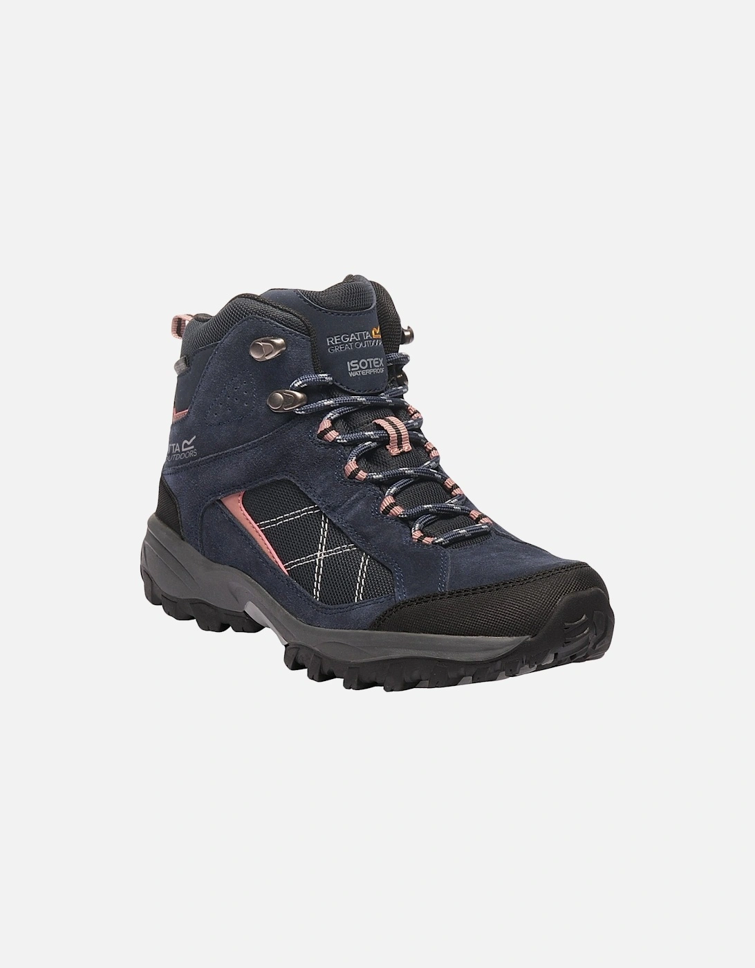 Womens Clydebank Water Resistant Boots - Navy, 5 of 4