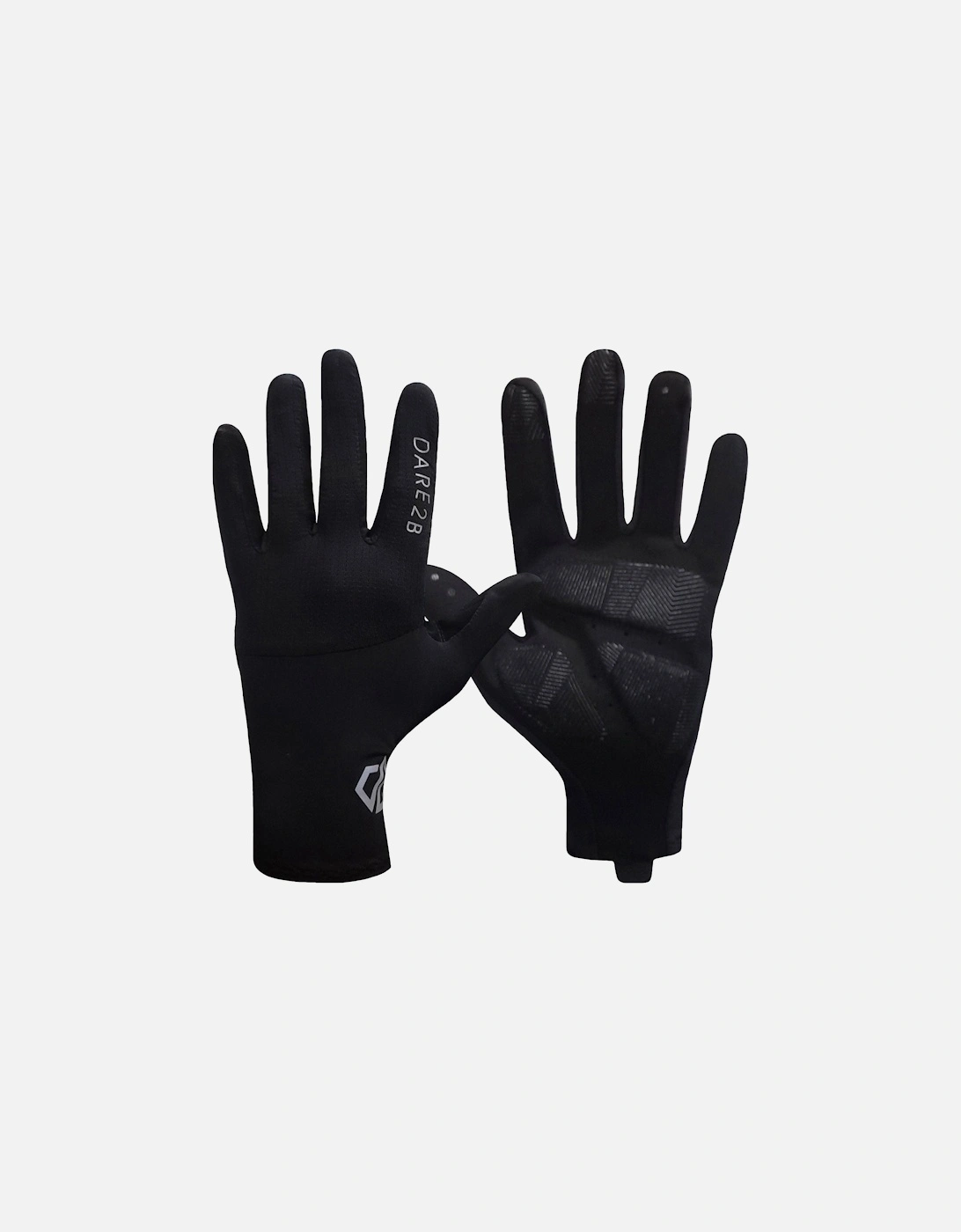 Womens Forcible Cycling Gloves - Black, 4 of 3