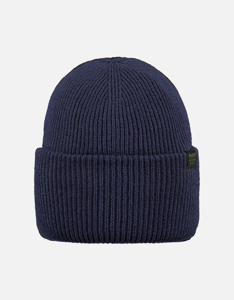 Haveno High Cuffed Ribbed Knit Stretchy Beanie Hat