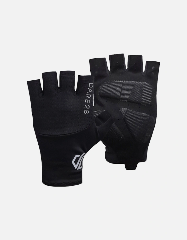 Womens Forcible Fingerless Gloves - Black