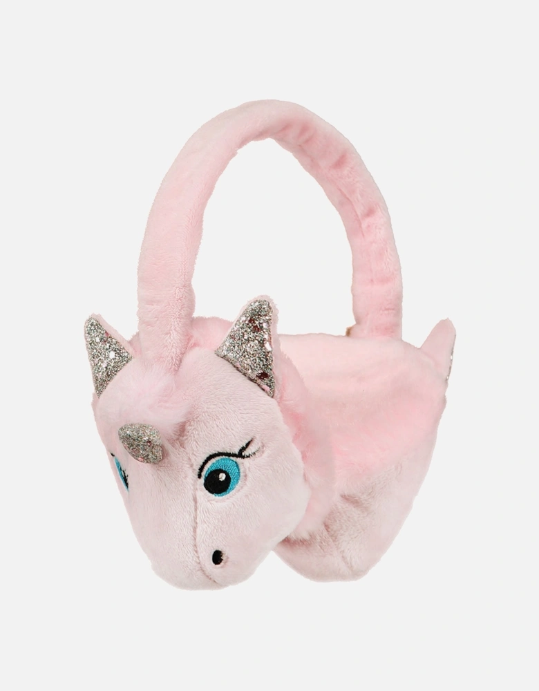 Kids Childrens Unicorna Faux Fur Earmuffs Ear Warmers