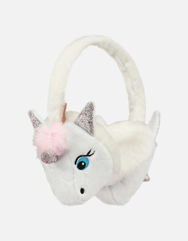 Kids Childrens Unicorna Faux Fur Earmuffs Ear Warmers